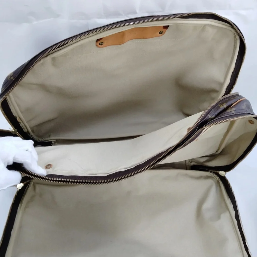 Louis Vuitton LV Travel Bag Alize 2 Pouches Brown Monogram - Picture 10 of 13
